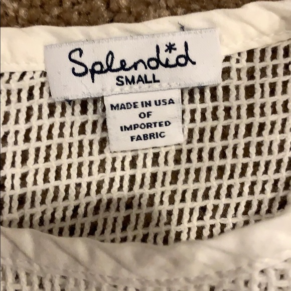 White Ruffled Top - Picture 2 of 3